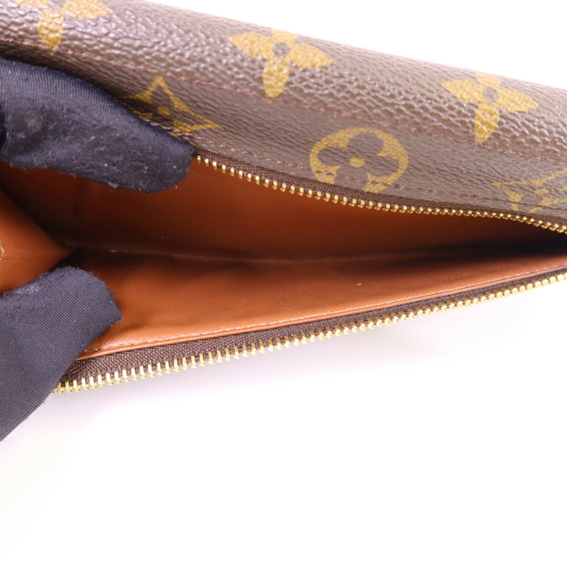LOUIS VUITTON Monogram Portefeuille Eugenie金扣長錢包-8