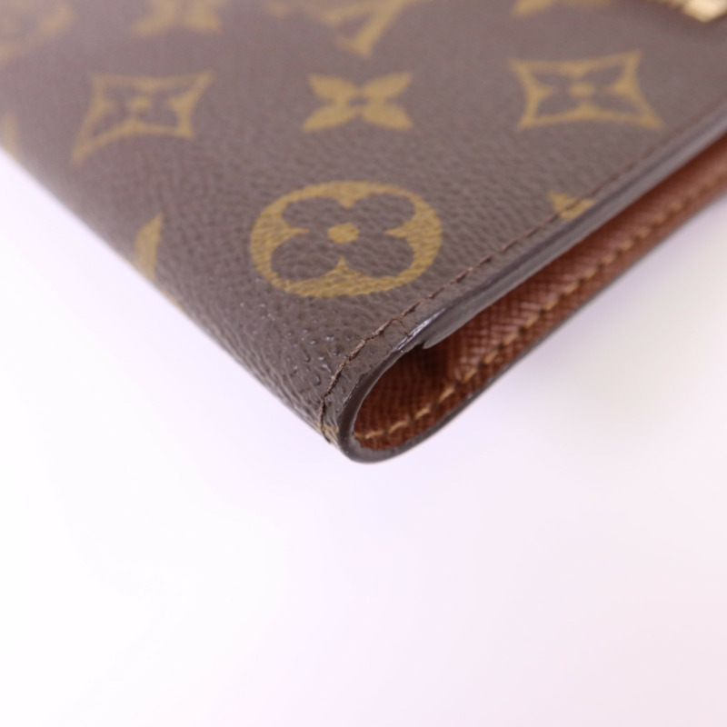 LOUIS VUITTON Monogram Portefeuille Eugenie金扣長錢包-12