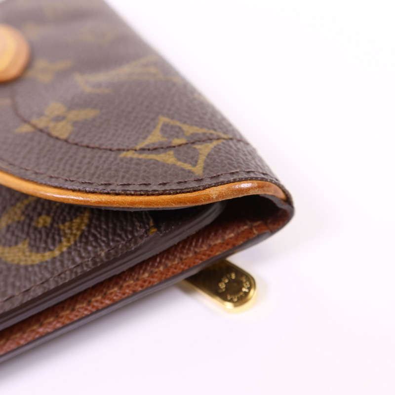 LOUIS VUITTON Monogram Portefeuille Eugenie金扣長錢包-15
