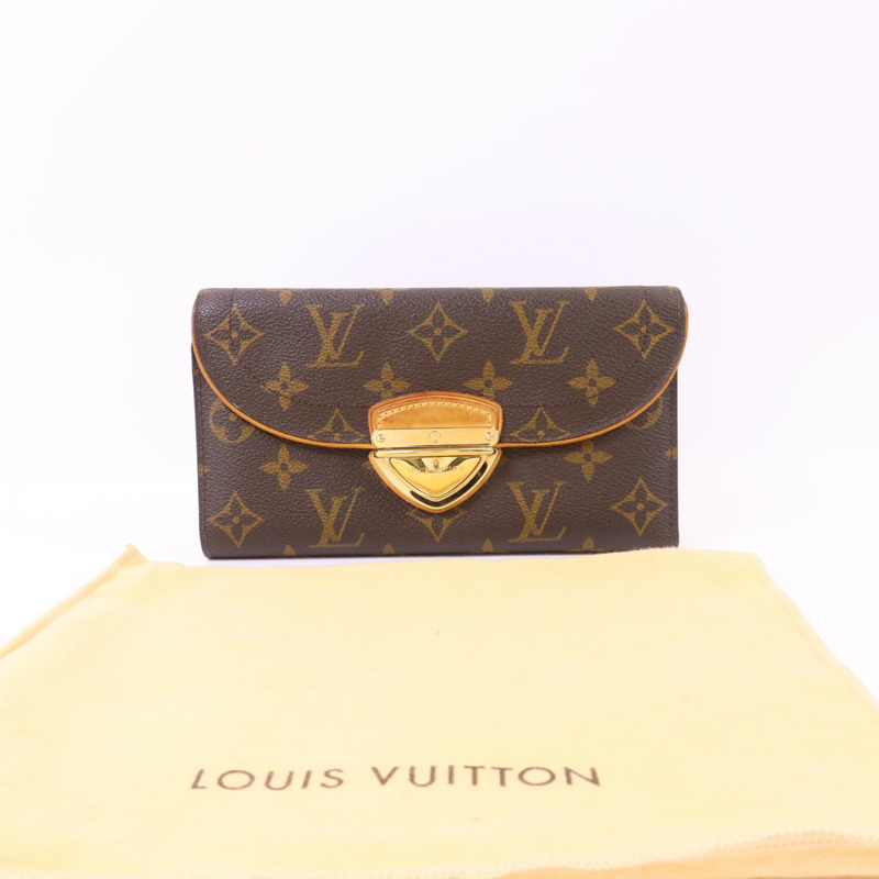 LOUIS VUITTON Monogram Portefeuille Eugenie金扣長錢包-19