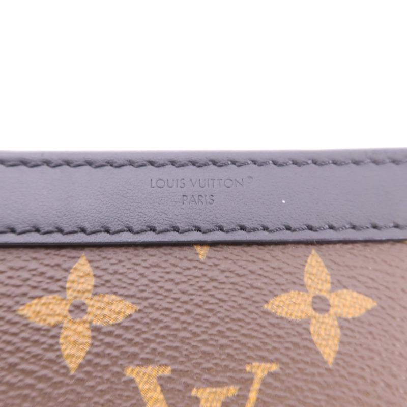 LOUIS VUITTON Monogram Macassar Gaston Wearable Wallet銀扣肩背袋-8