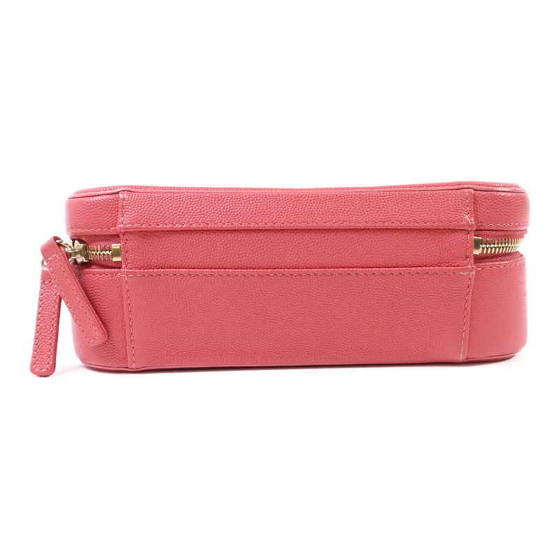 CHANEL 牛皮皮革Vanity Case金扣手挽肩背兩用袋-3