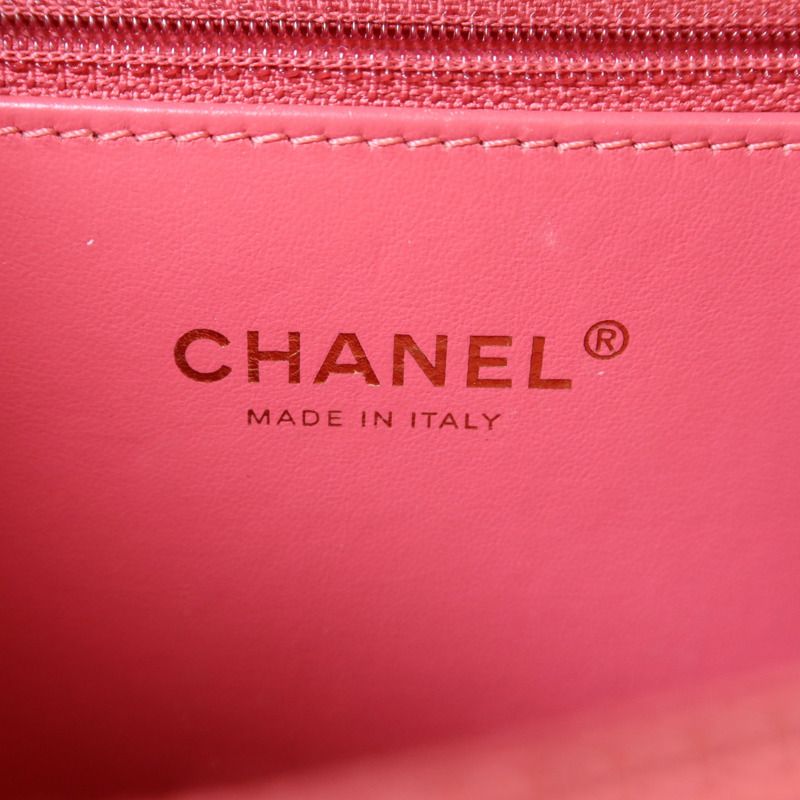 CHANEL 牛皮皮革Vanity Case金扣手挽肩背兩用袋-6