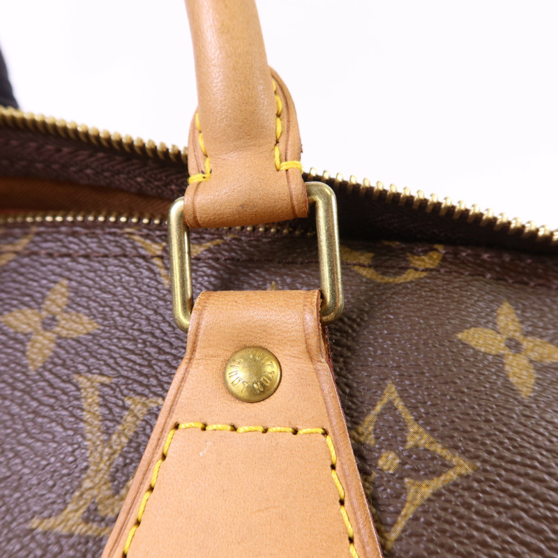 LOUIS VUITTON Monogram Speedy 35金扣手挽袋-8