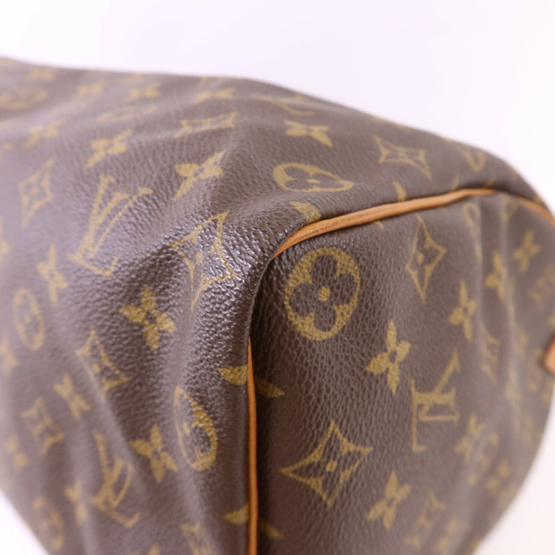 LOUIS VUITTON Monogram Speedy 35金扣手挽袋-11
