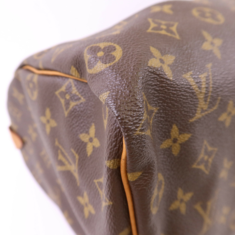 LOUIS VUITTON Monogram Speedy 35金扣手挽袋-12
