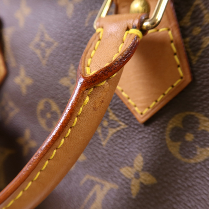 LOUIS VUITTON Monogram Speedy 35金扣手挽袋-17