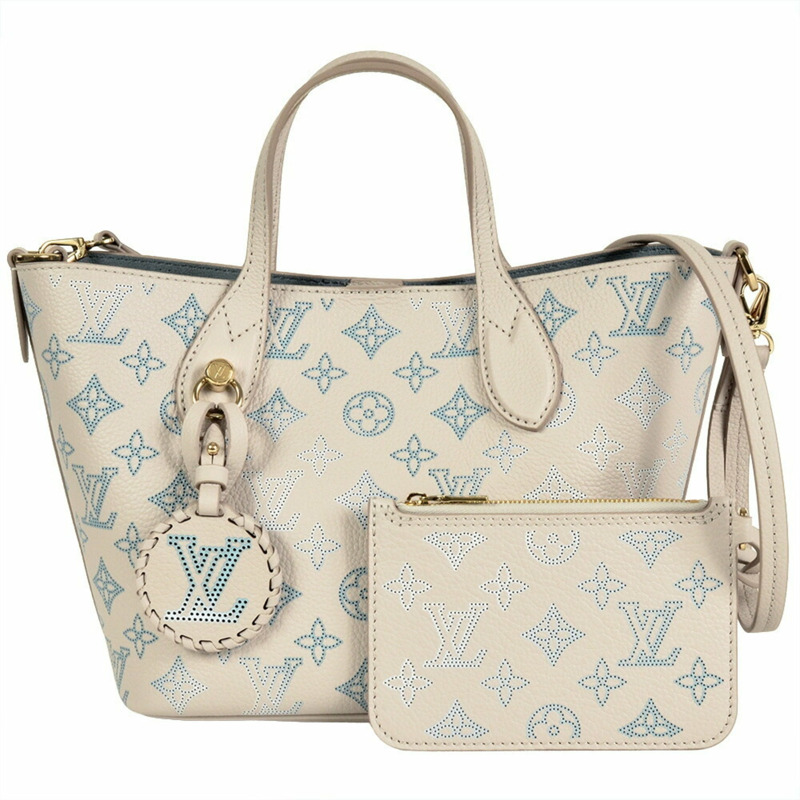 路易威登 Blossom PM Monogram Mahina 手提包 M12088，附 RFID（IC 晶片）和 Bloom 功能-3