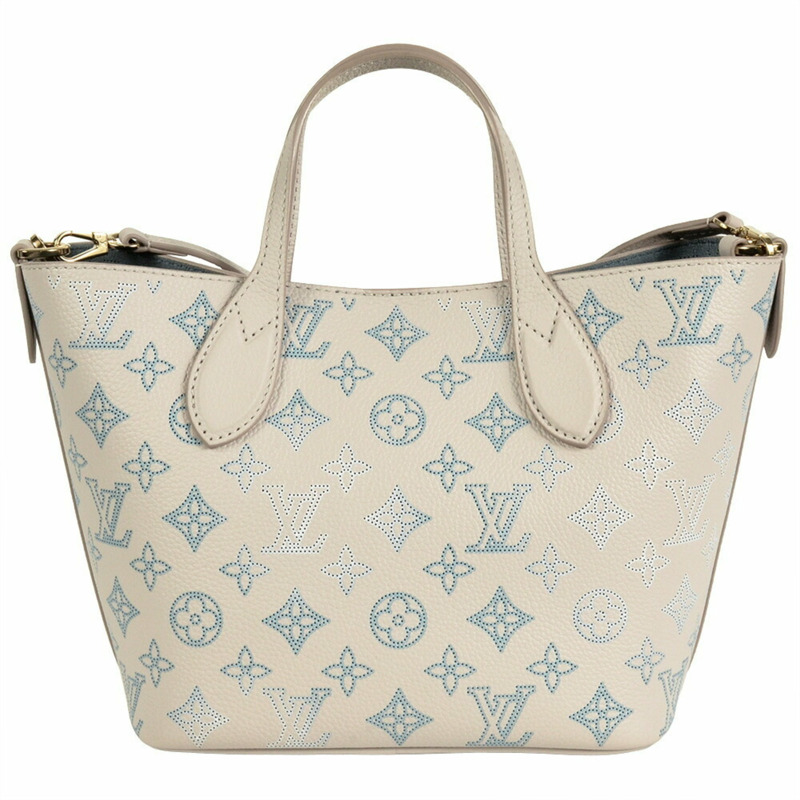 路易威登 Blossom PM Monogram Mahina 手提包 M12088，附 RFID（IC 晶片）和 Bloom 功能-4