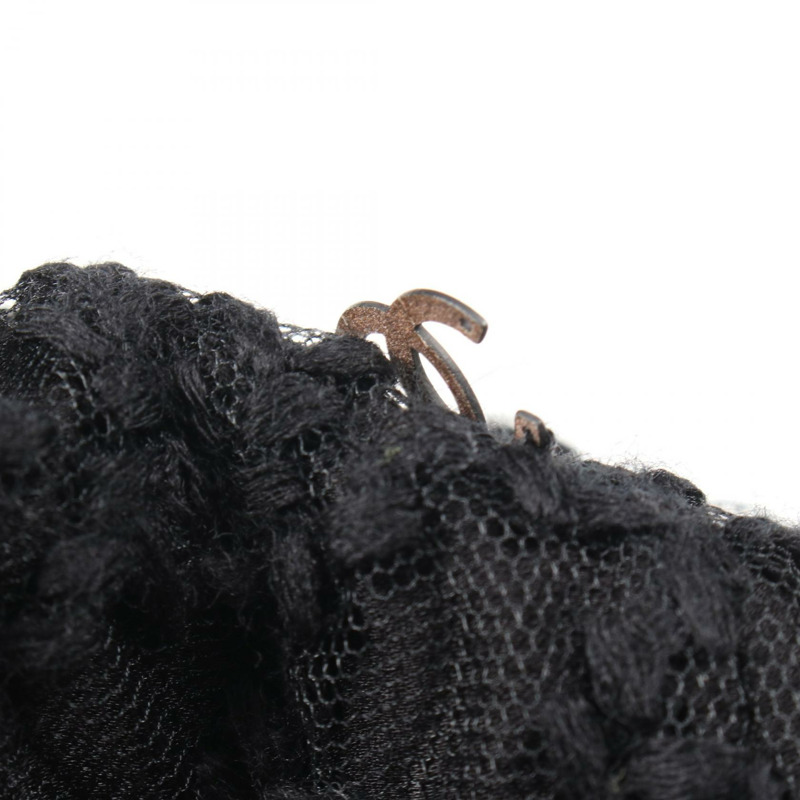 香奈兒女士套裝 P24979 P24980 羊毛尼龍黑色二手女裝-6