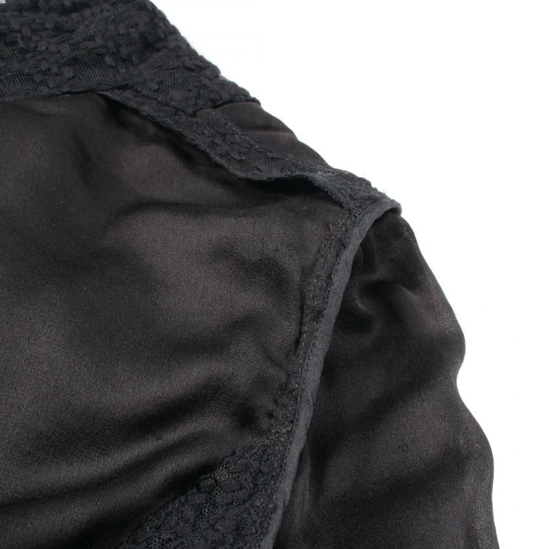 香奈兒女士套裝 P24979 P24980 羊毛尼龍黑色二手女裝-7