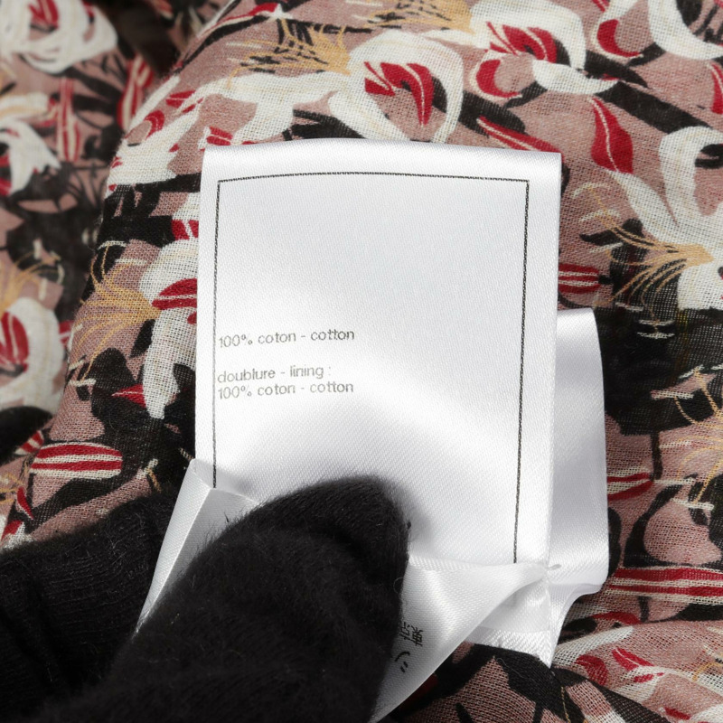 香奈兒 COCO 標誌紐帶 其他外套 P75219V66764 棉 黑白多色 二手 女-4