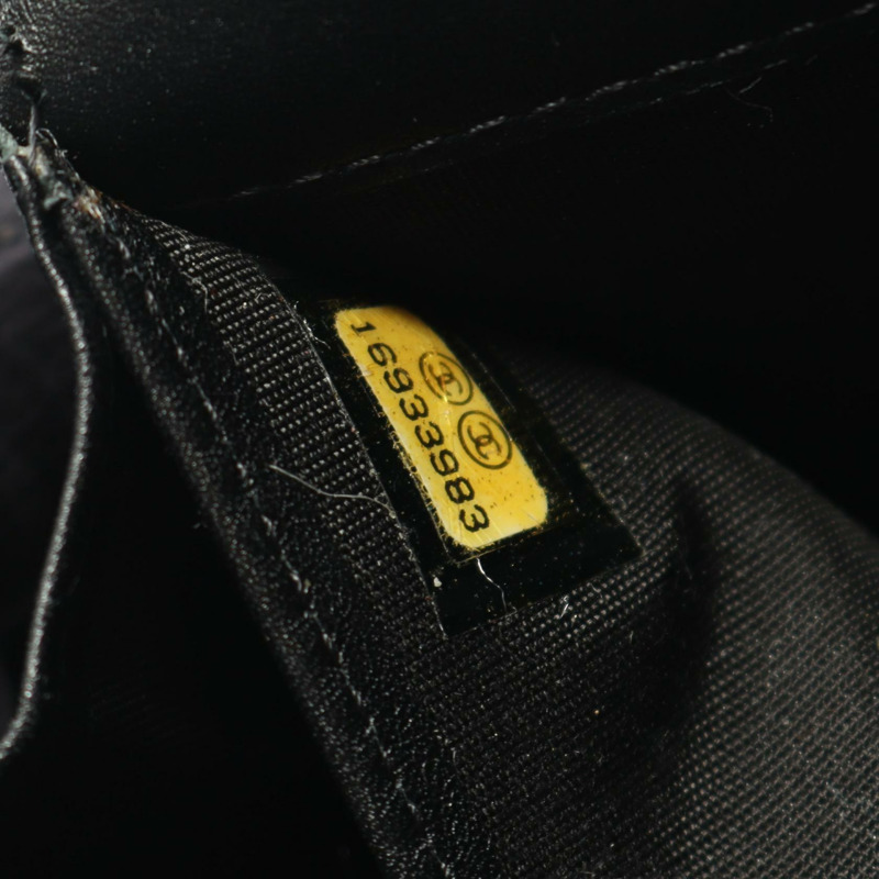 香奈兒 COCO Mark 雙折長皮夾，粒面小牛皮，黑色，二手，女士-4