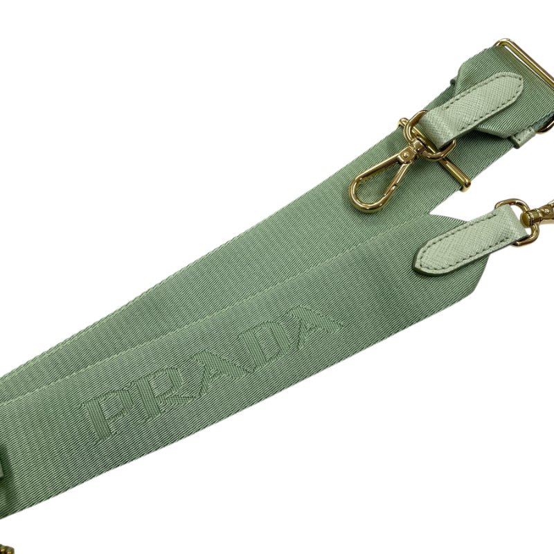 PRADA 普拉達 Re-Edition 2005 二合一腋下包 皮革 薄荷綠 金釦-13