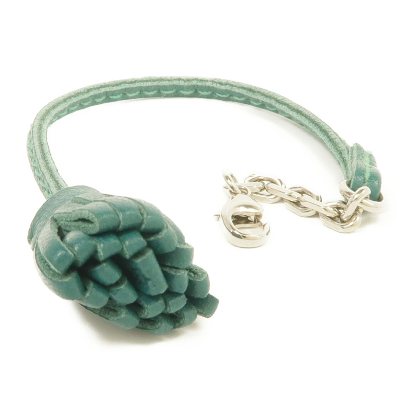 HERMES Milo皮革Carmencita銀扣掛飾/書籤-4