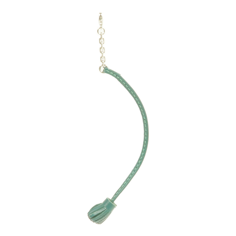 HERMES Milo皮革Carmencita銀扣掛飾/書籤-8