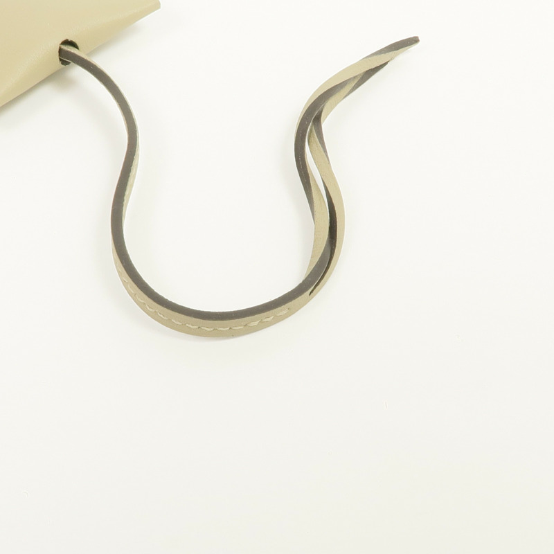 HERMES Swift皮革Clochette Narcisse掛飾-5