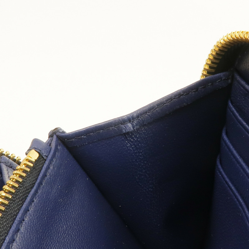 Miu Miu 羊皮皮革Long Wallet金扣長錢包-17