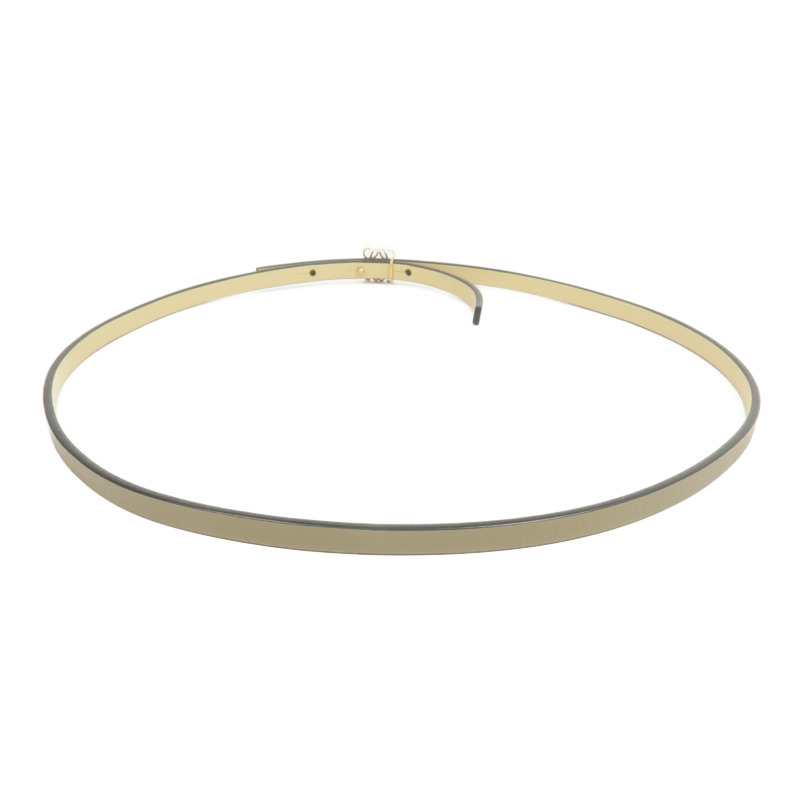 LOEWE 牛皮皮革Belt金扣皮帶-2