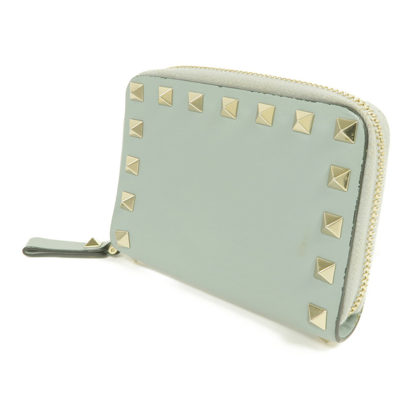 Valentino 皮革Card/Coin Case金扣零錢包/卡片套-1