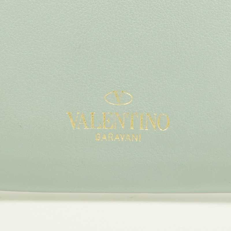 Valentino 皮革Card/Coin Case金扣零錢包/卡片套-3