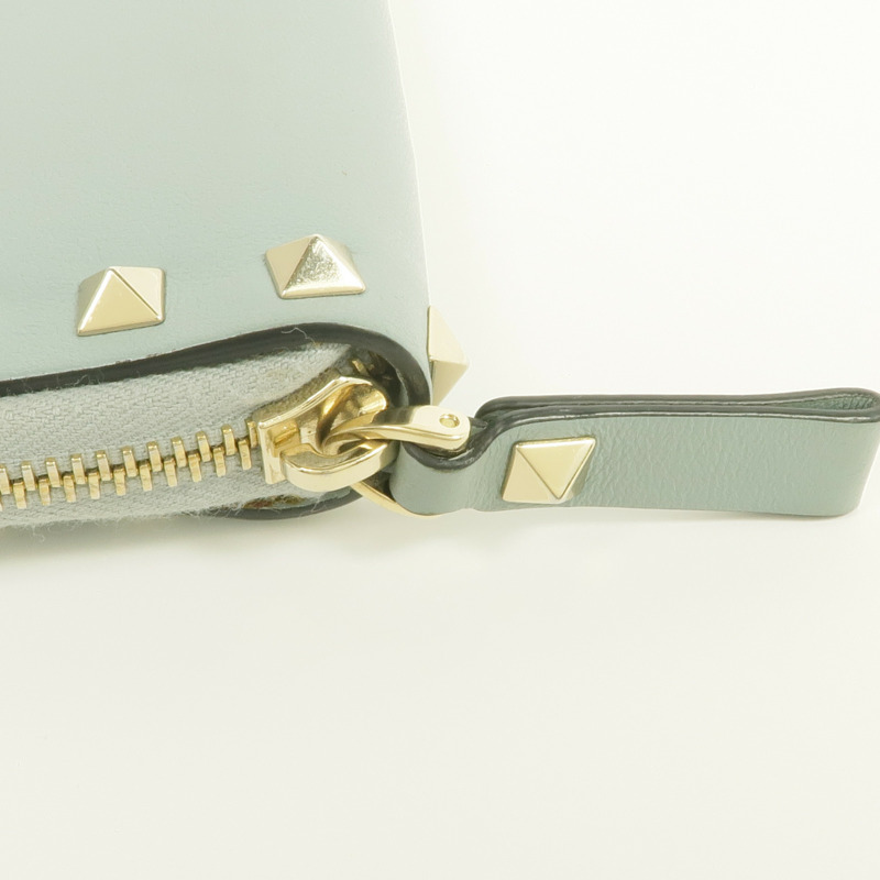 Valentino 皮革Card/Coin Case金扣零錢包/卡片套-4