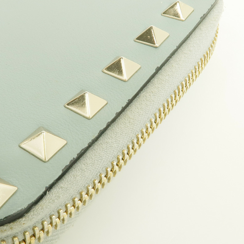 Valentino 皮革Card/Coin Case金扣零錢包/卡片套-5