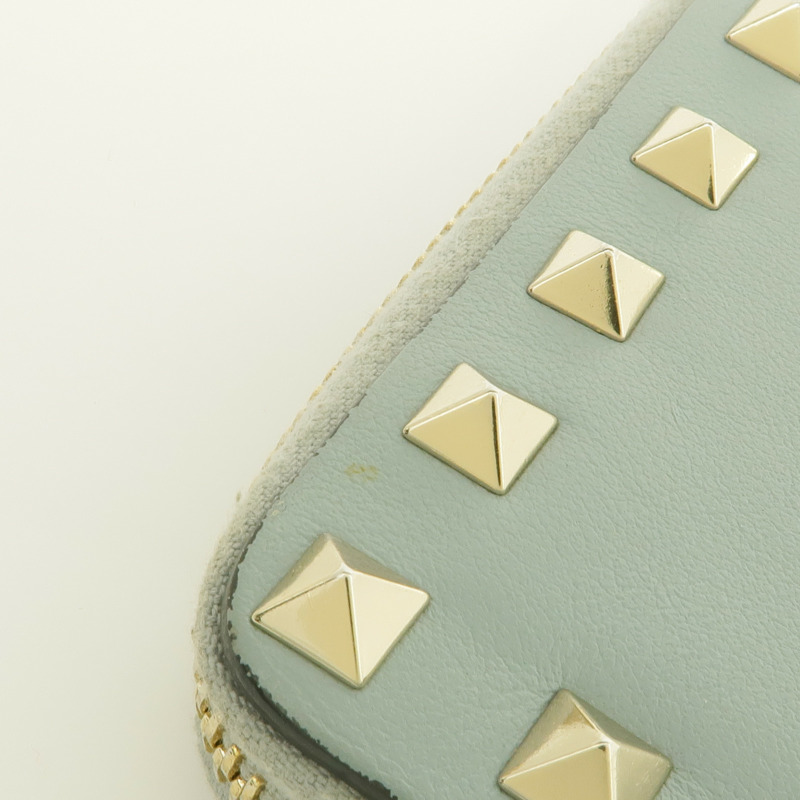 Valentino 皮革Card/Coin Case金扣零錢包/卡片套-6