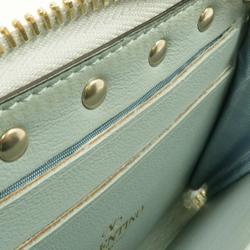 Valentino 皮革Card/Coin Case金扣零錢包/卡片套-10