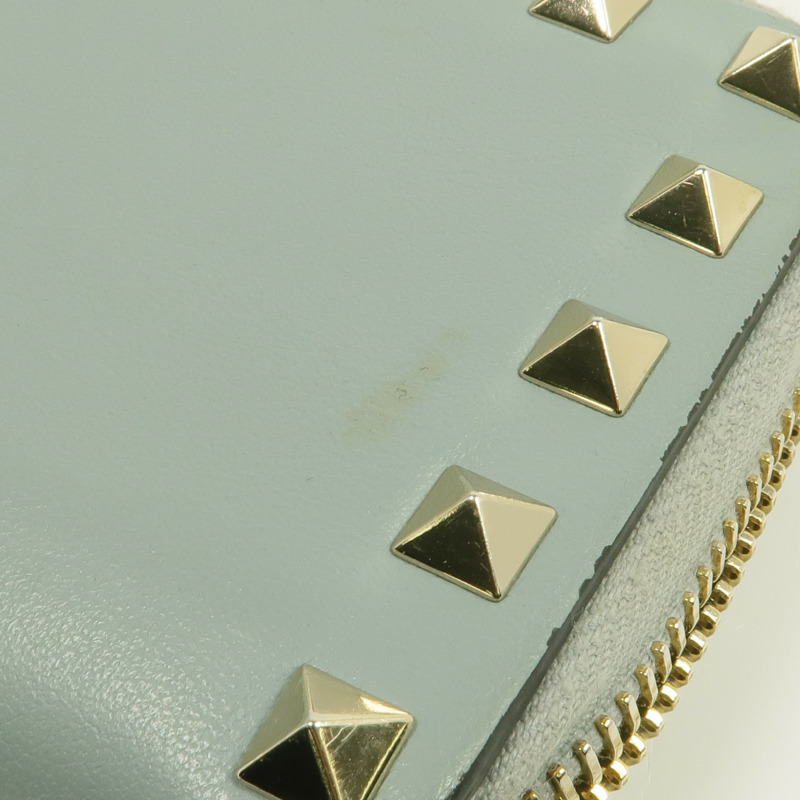 Valentino 皮革Card/Coin Case金扣零錢包/卡片套-12