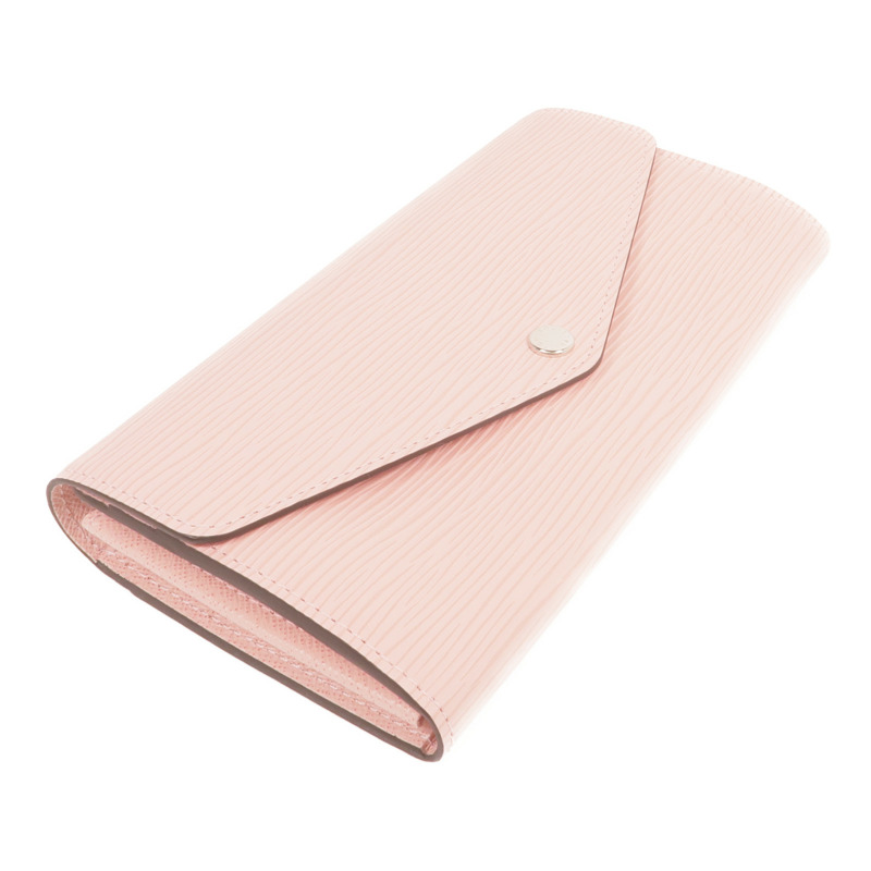 LOUIS VUITTON Epi Portefeuille Sarah Wallet銀扣長錢包-3