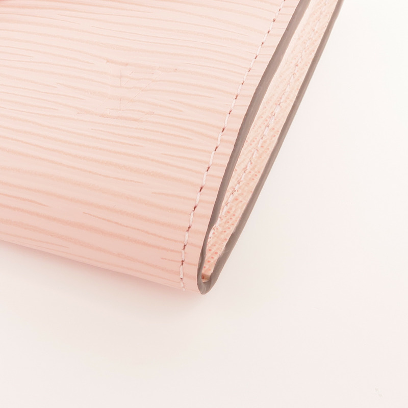 LOUIS VUITTON Epi Portefeuille Sarah Wallet銀扣長錢包-6