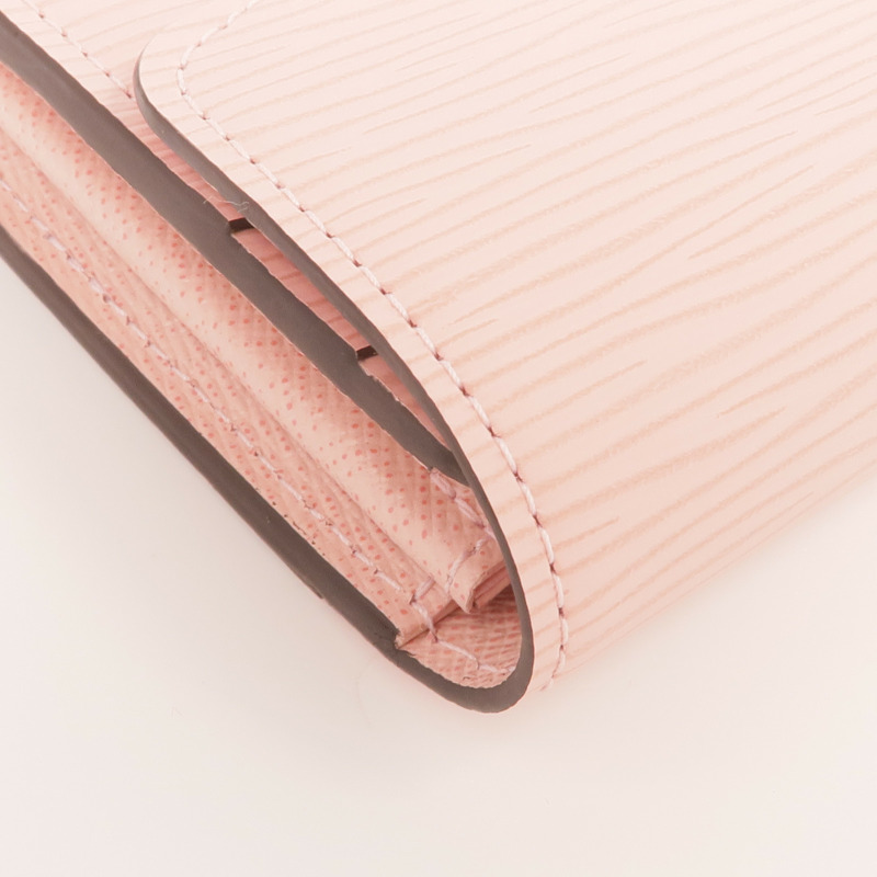 LOUIS VUITTON Epi Portefeuille Sarah Wallet銀扣長錢包-8