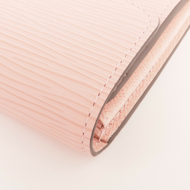 LOUIS VUITTON Epi Portefeuille Sarah Wallet銀扣長錢包-9