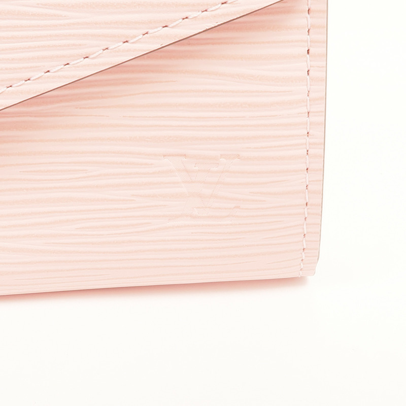 LOUIS VUITTON Epi Portefeuille Sarah Wallet銀扣長錢包-11