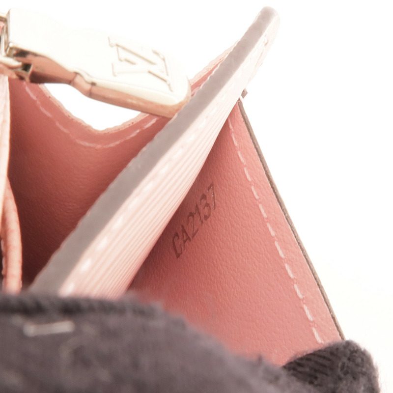 LOUIS VUITTON Epi Portefeuille Sarah Wallet銀扣長錢包-15