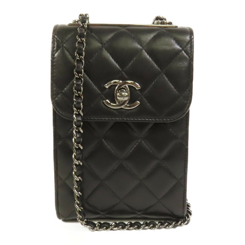CHANEL 羊皮皮革Classic Quilted Trendy CC Phone鏈帶肩背袋