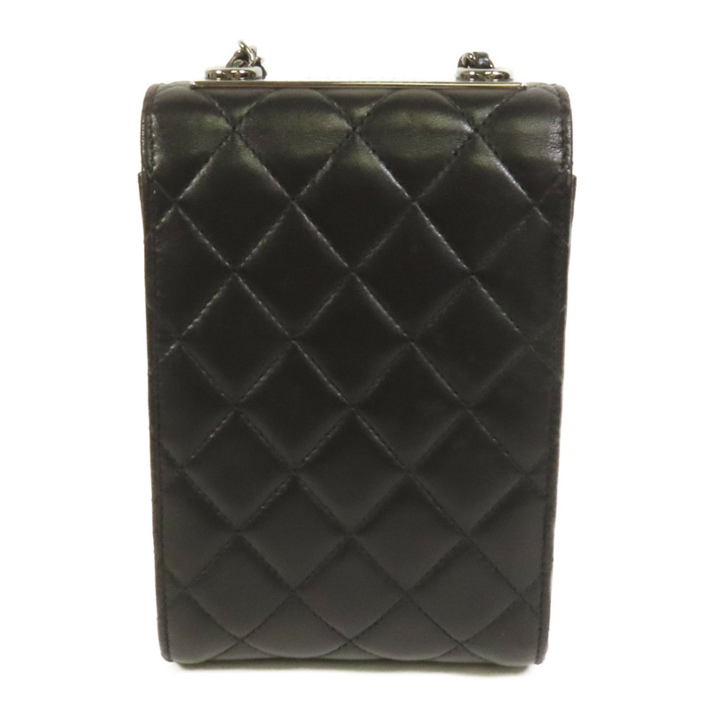 CHANEL 羊皮皮革Classic Quilted Trendy CC Phone鏈帶肩背袋-1