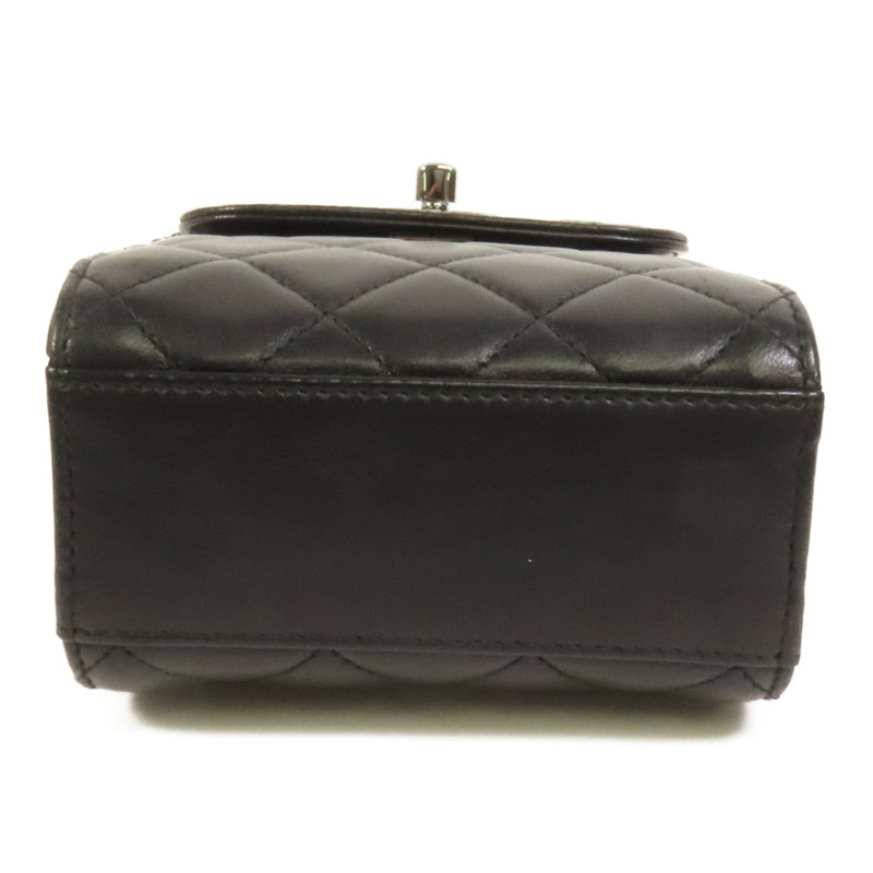 CHANEL 羊皮皮革Classic Quilted Trendy CC Phone鏈帶肩背袋-3