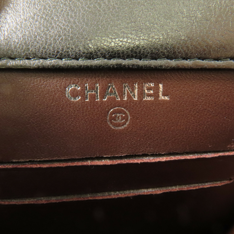 CHANEL 羊皮皮革Classic Quilted Trendy CC Phone鏈帶肩背袋-8