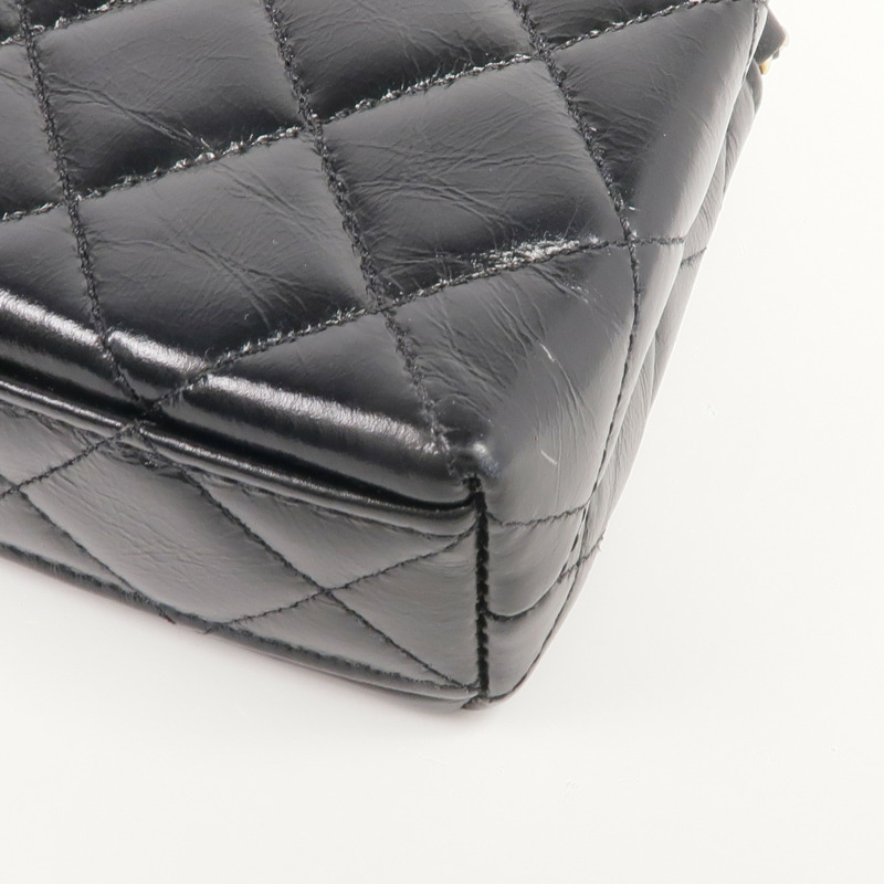 CHANEL 牛皮皮革Kelly Nano金扣手挽肩背兩用袋-7