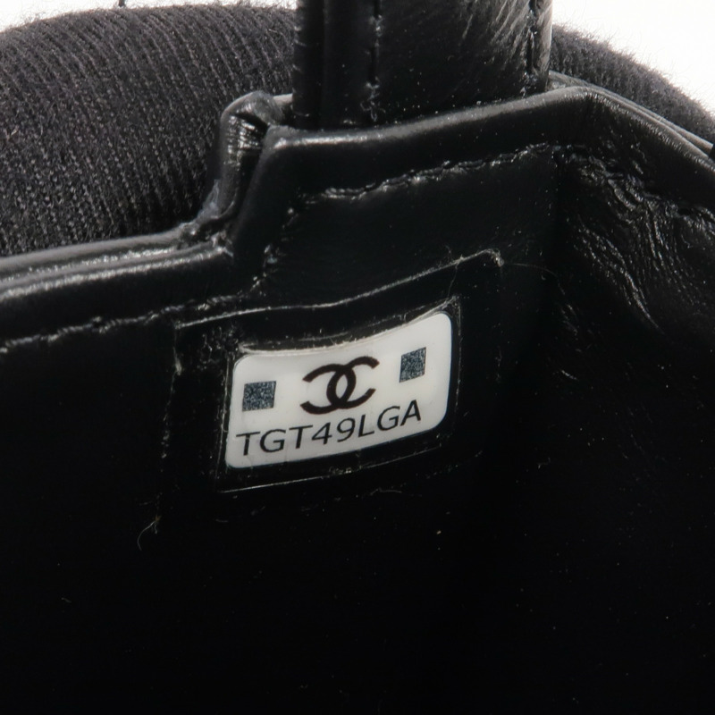 CHANEL 牛皮皮革Kelly Nano金扣手挽肩背兩用袋-13