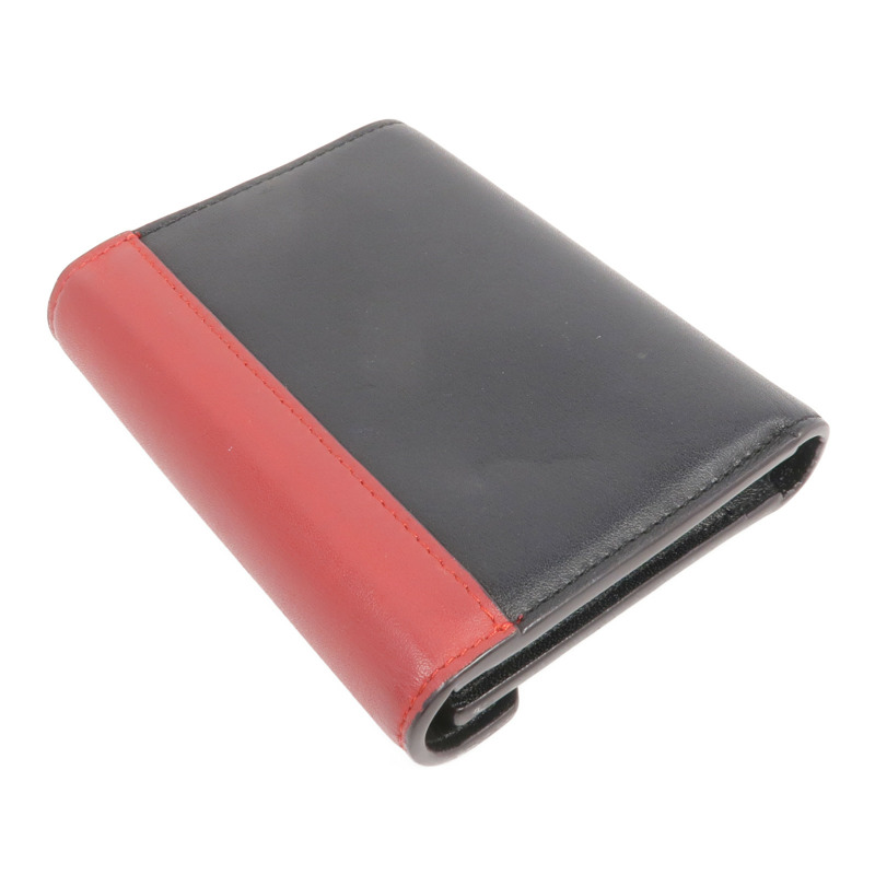 CELINE 牛皮皮革Trifold Wallet金扣錢包-4