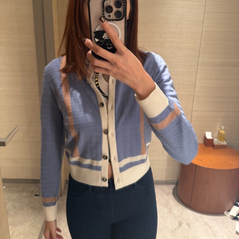 全新 現貨🧡 Hermes "Coaching remix" long-sleeve cardigan 女裝 羊毛 外套 Size 38 🐴-1