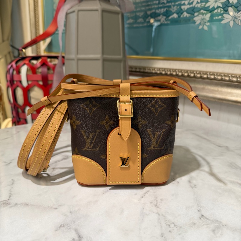 LV 原花NoePurseMini金釦肩斜背束口水桶包M57099-0