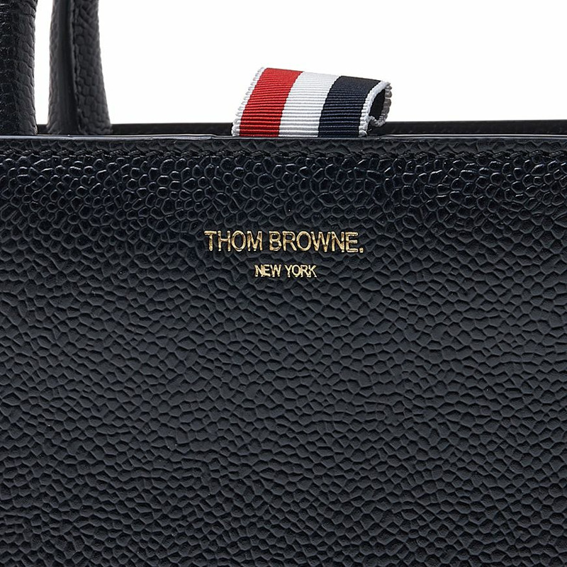 THOM BROWNE 梯形鵝卵石手提包 00198 001-5