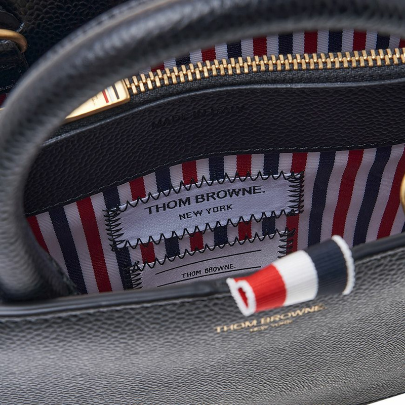 THOM BROWNE 梯形鵝卵石手提包 00198 001-8