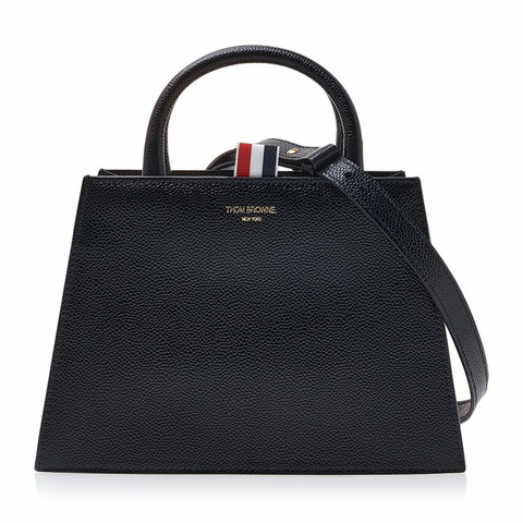 THOM BROWNE 梯形鵝卵石手提包 00198 001