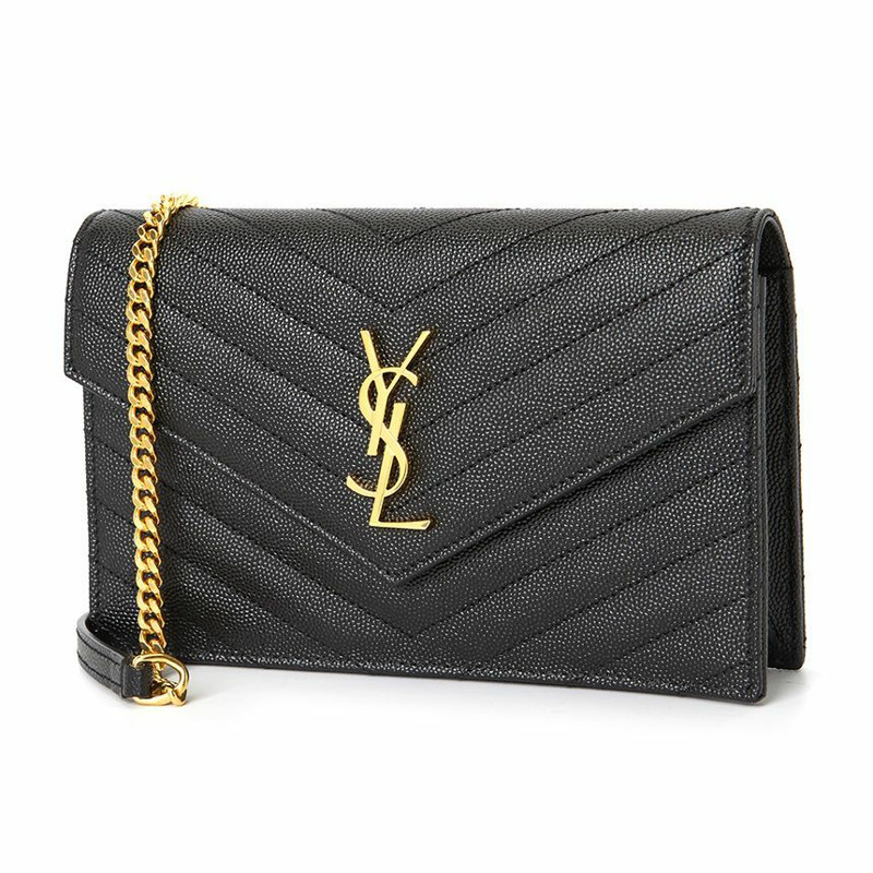 SAINT LAURENT Cassandra Matelassé 女士鏈條單肩包 742920 BOW01-2