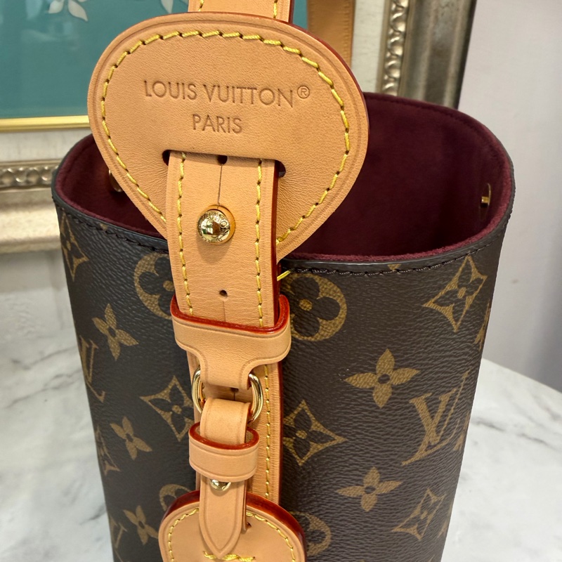 LV 原花金釦AllinBB手提斜背水桶包M12925-5